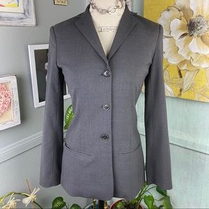 Max studio gray blazer size 4